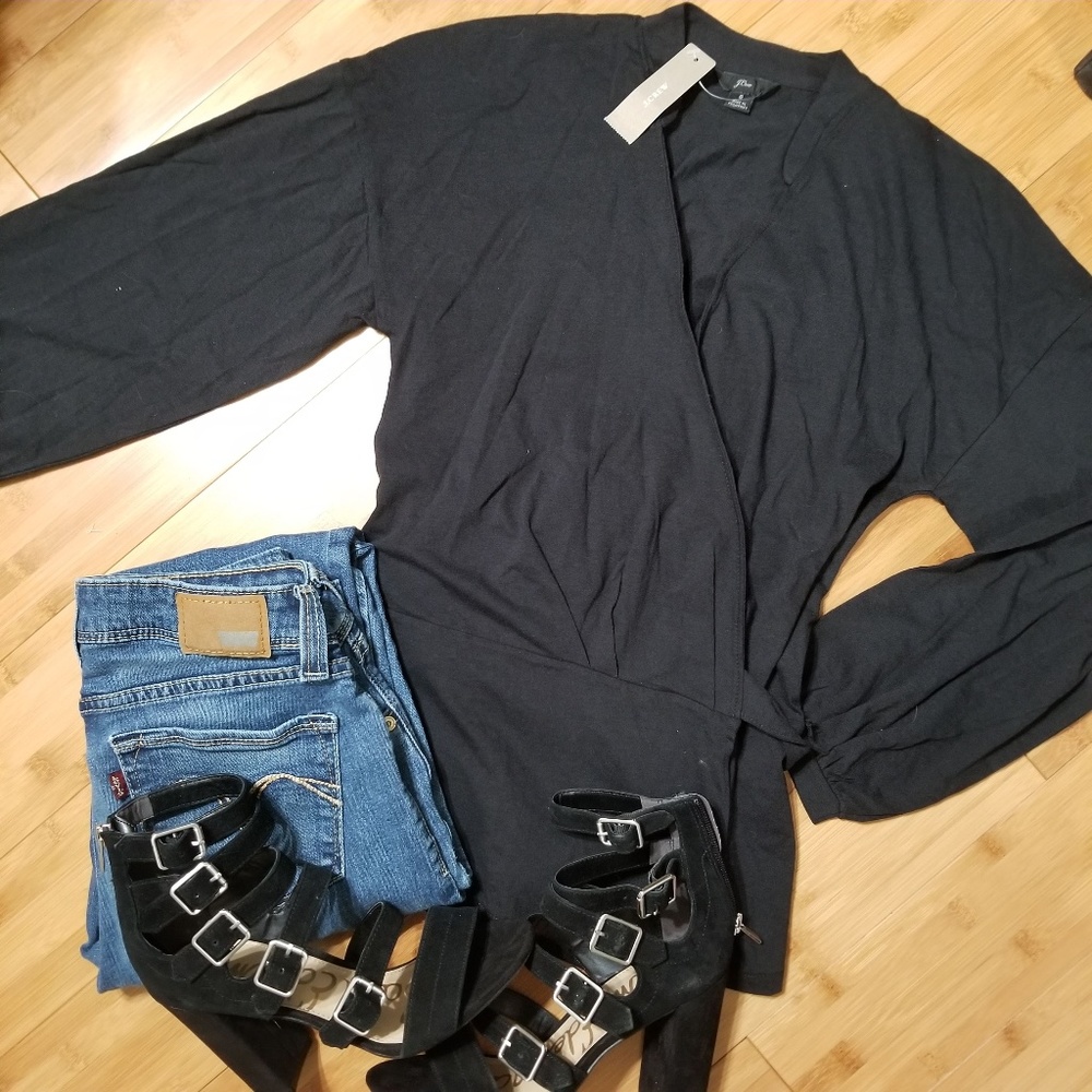 J. Crew Wrap top